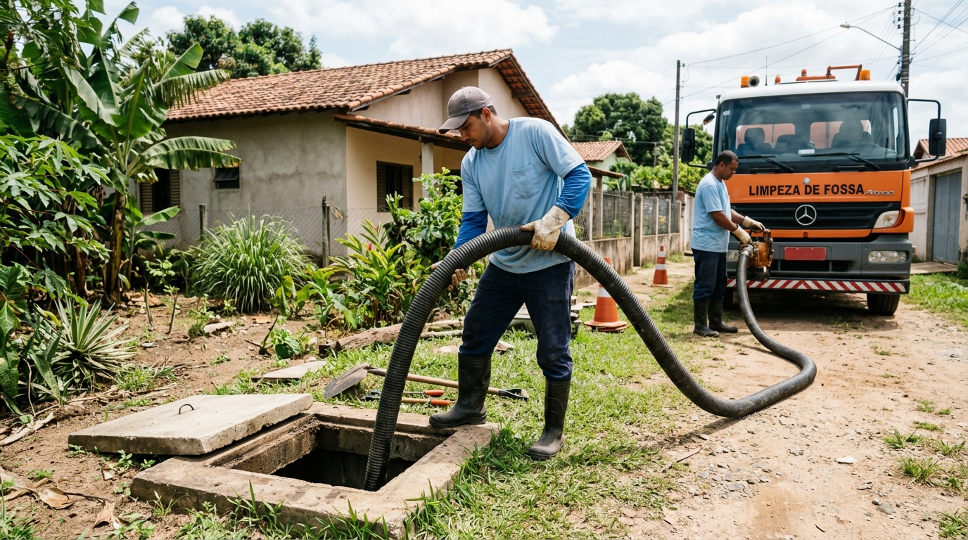 Desentupimento de Fossa no Alecrim, Vila Velha‑ES