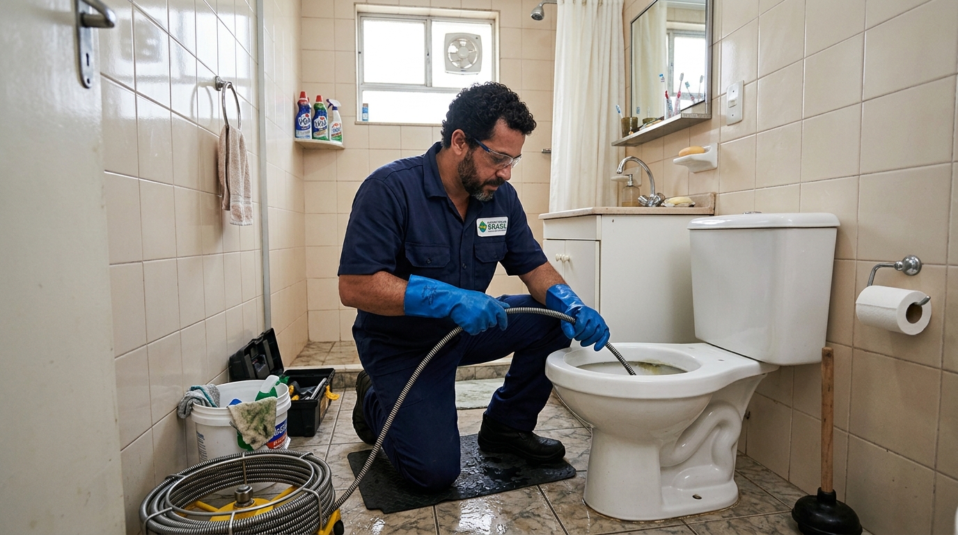 Desobstrução de Vaso em Vila Velha‑ES