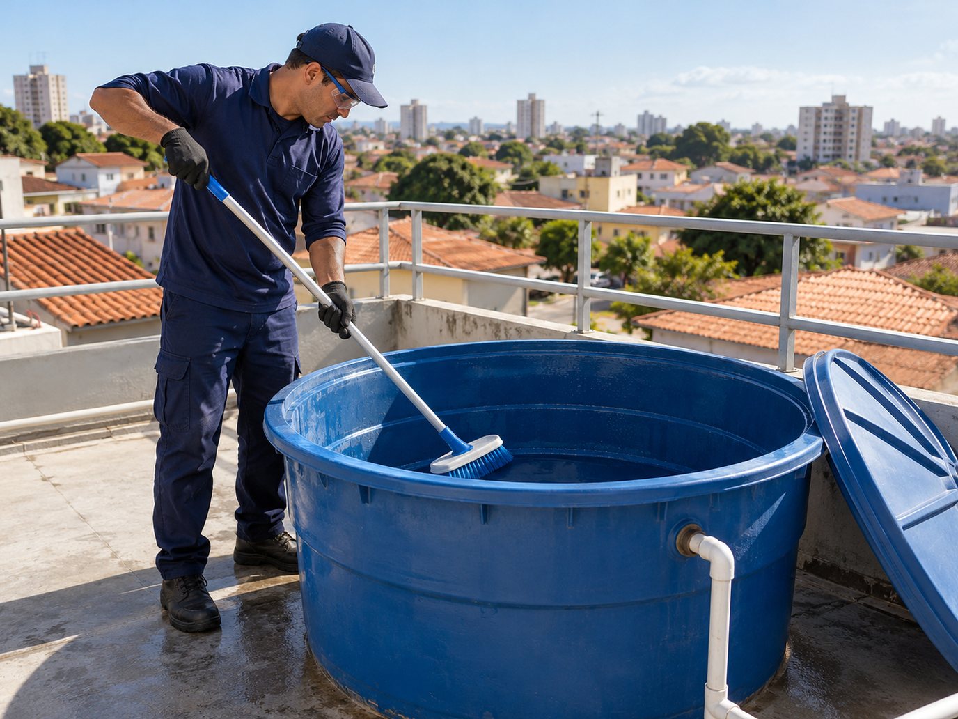 Limpeza de Caixa d'Água em Vila Velha‑ES