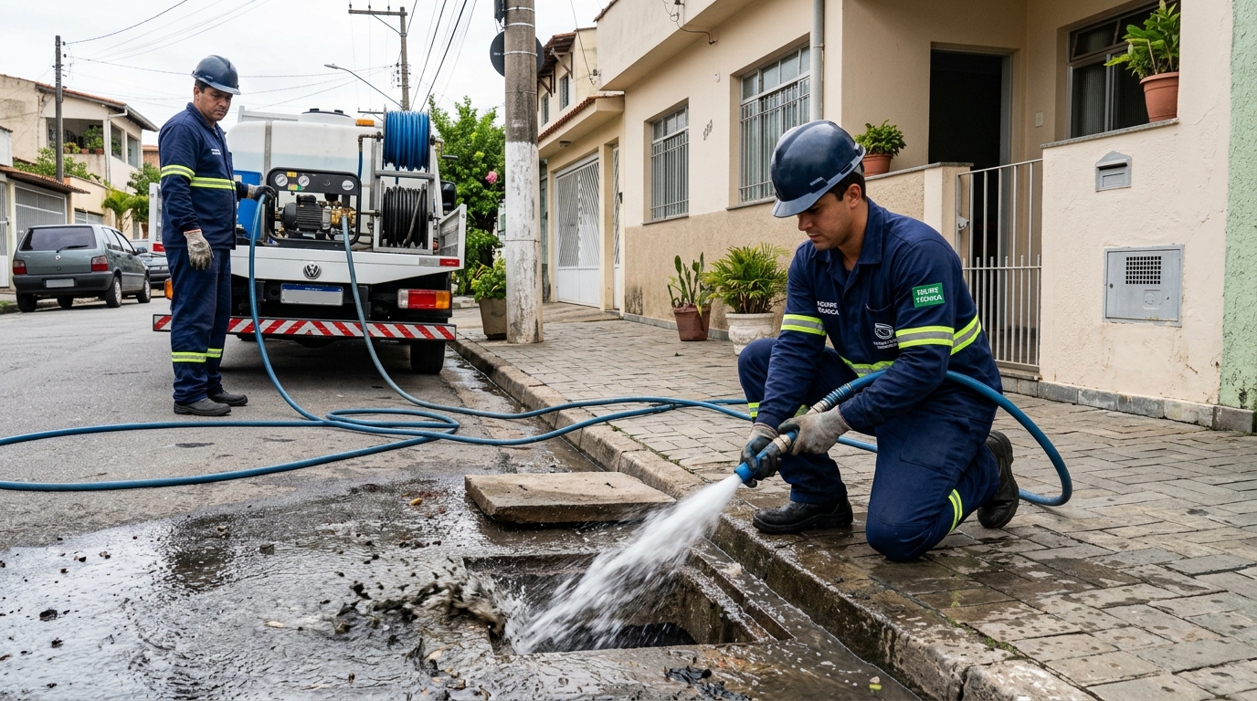Hidrojateamento de Alta Pressão em Vila Velha‑ES