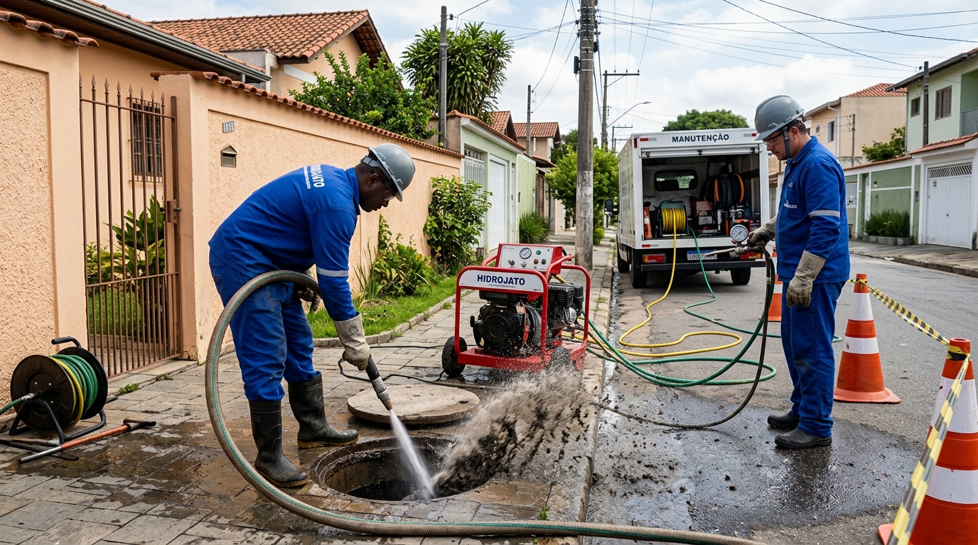 Hidrojateamento de Alta Pressão em Vila Velha‑ES
